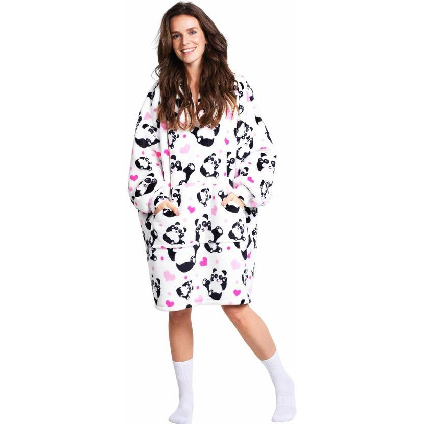 Cozy Noxxiez Panda - meleg tévézős melegítőtakaró tiniknek és felnőtteknek (8718274254914)