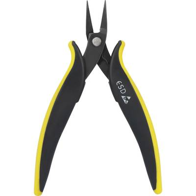 ESD Kerekcsőrű fogó Egyenes 144 mm TOOLCRAFT 1555058 (1555058)