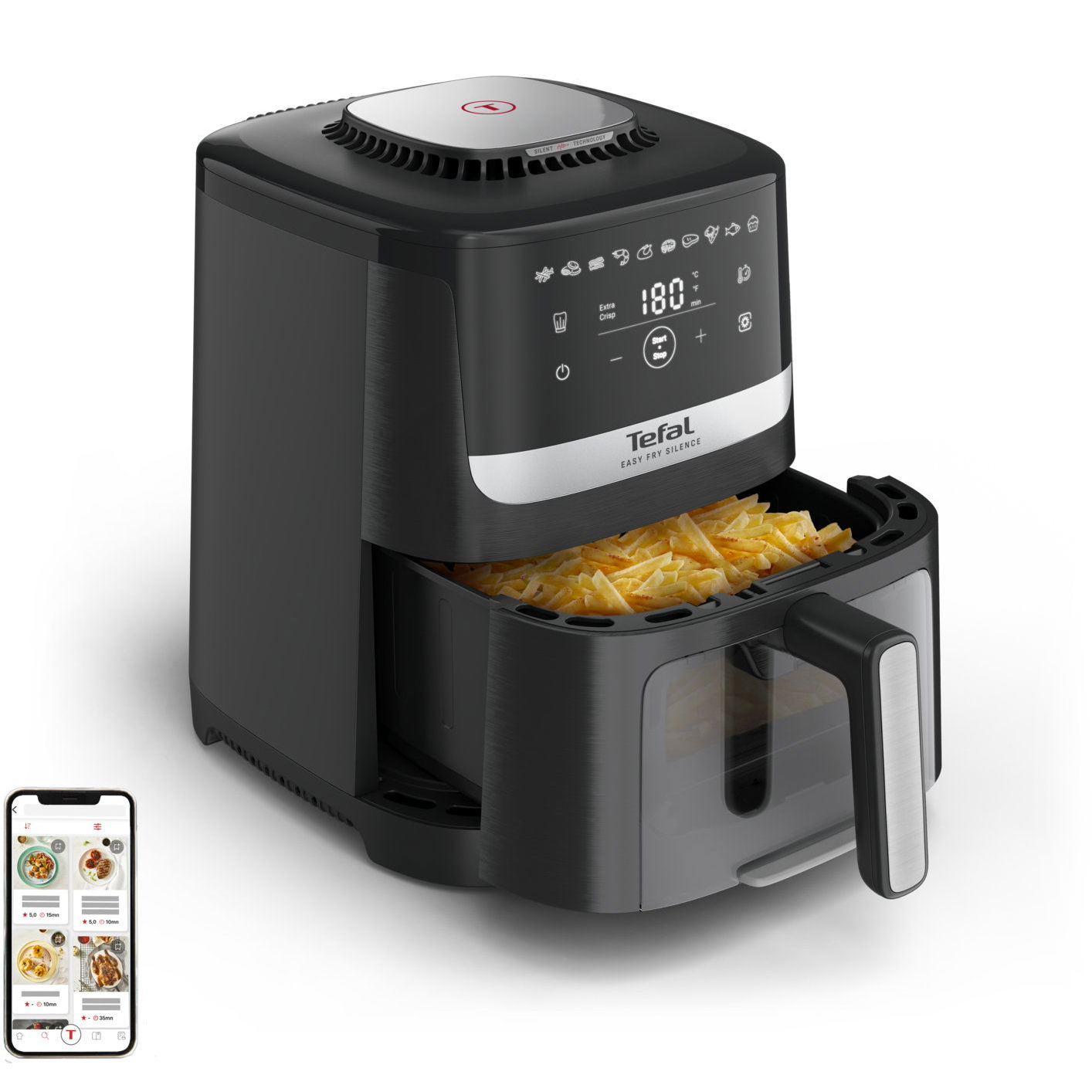 Tefal EY5568E0 Easy Fry Silence Black (EY5568E0)