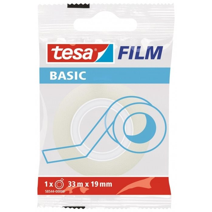 Tesa BASIC 19 mm x 33 m, átlátszó (58544-00000-00)