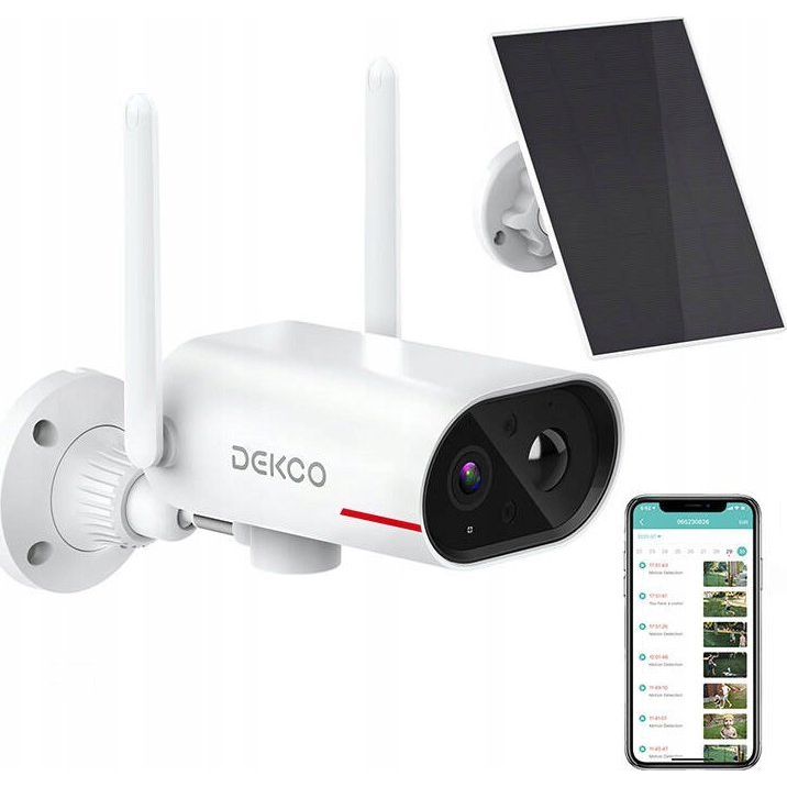 IP Outdoor camera with solar panel DEKCO DC8L (DC8L)