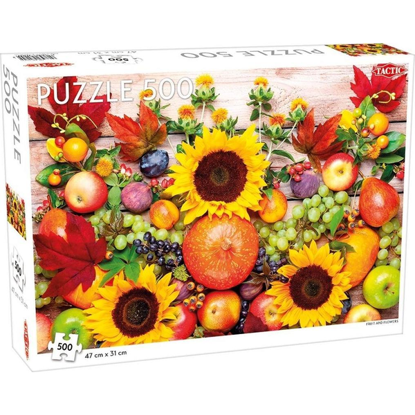 Tactic Fruit and Flowers 500 pcs Legpuzzel 500 stuk(s) Kunst