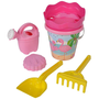 Комплект играчки за пясък Androni - Фламинго, 6 аксесоара