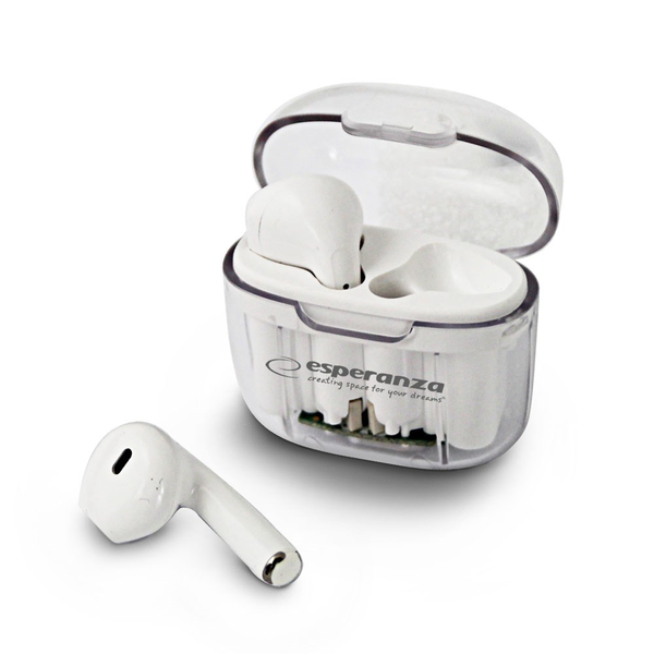 Esperanza EH237W Bluetooth Fülhallgató - Fehér