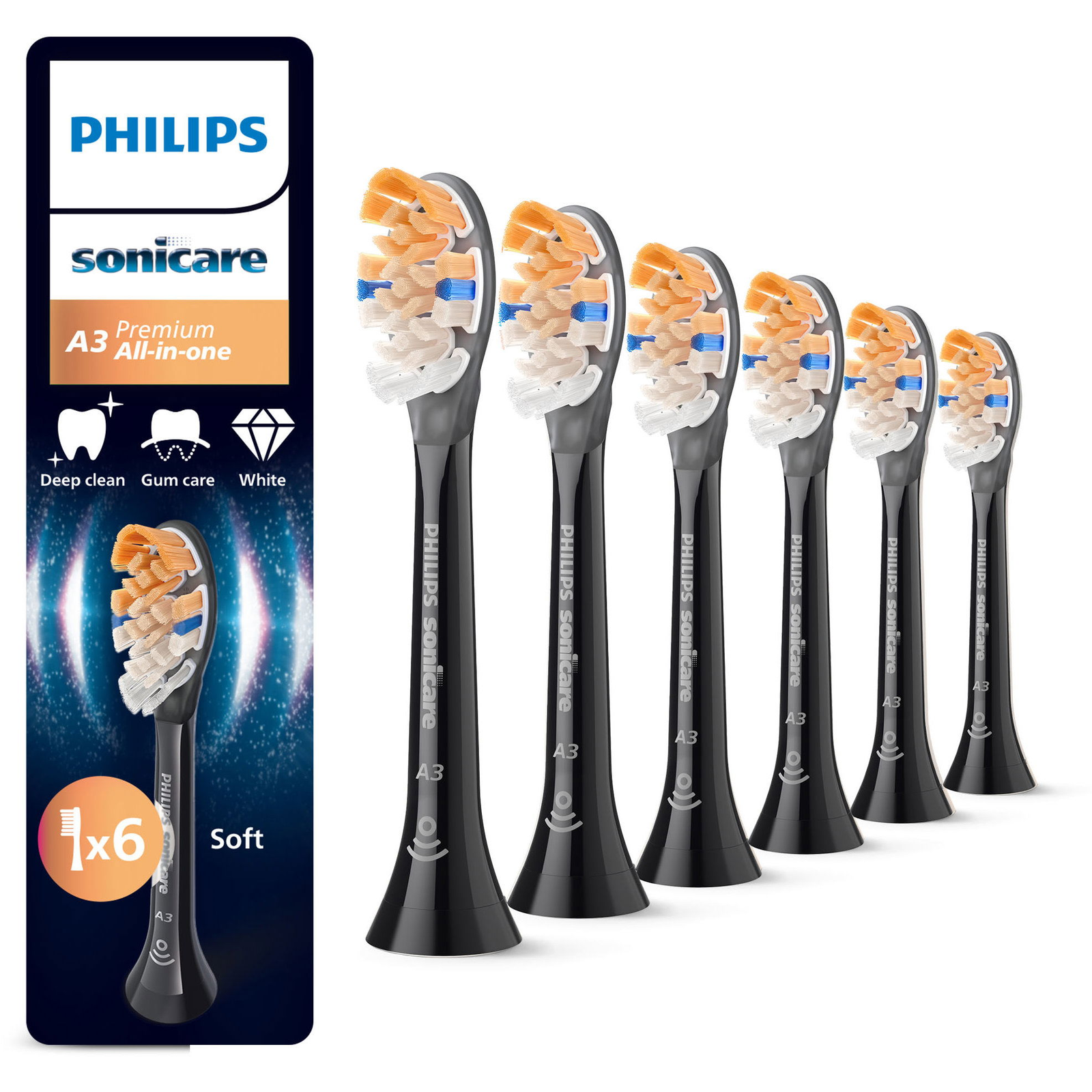 Philips Sonicare Premium All-in-One HX9096/88, 6 db (HX9096/88)