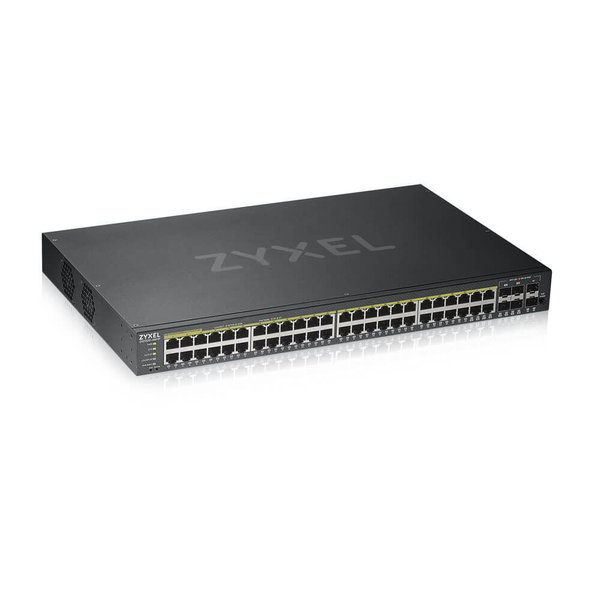 Zyxel GS1920-48HPV2 netwerk-switch Managed Gigabit Ethernet (10/100/1000) Power over Ethernet (PoE) Zwart