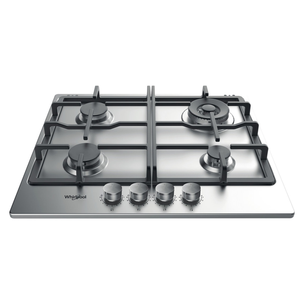 Whirlpool TKRL 661 IX EU Rustfrit stål Indbygget 58 cm Gaskomfur 4 zone(s)