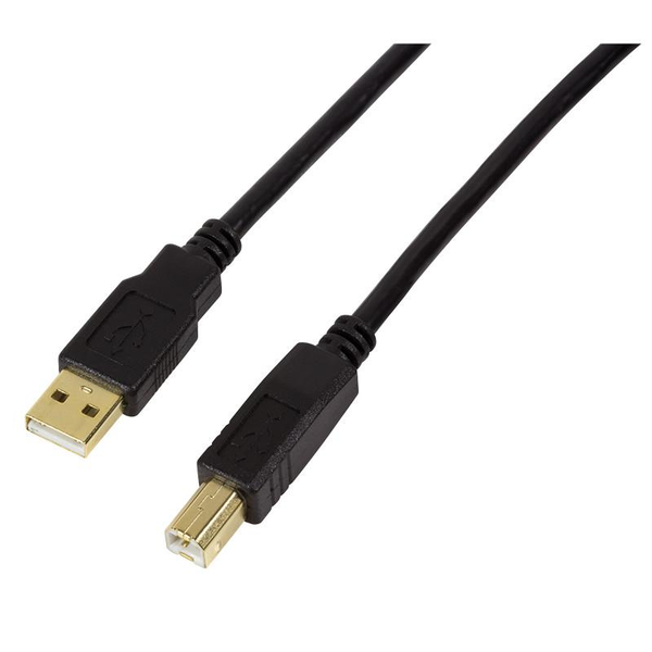 LogiLink UA0266 cavo USB USB 2.0 20 m USB A USB B 0,48 Gbit/s Nero