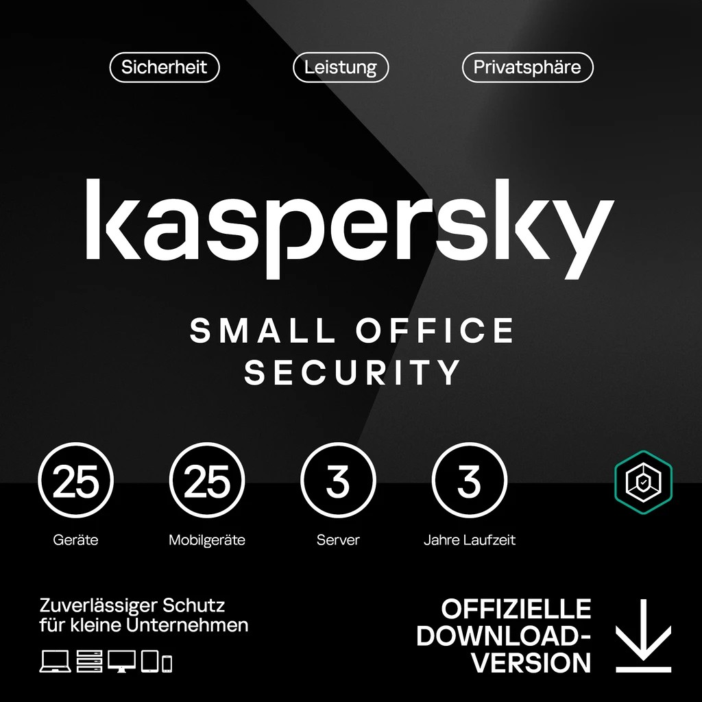 Kaspersky Small Office Security - 25 Felhasználó, 3 Év KL4541XDPTS elektronikus licensz