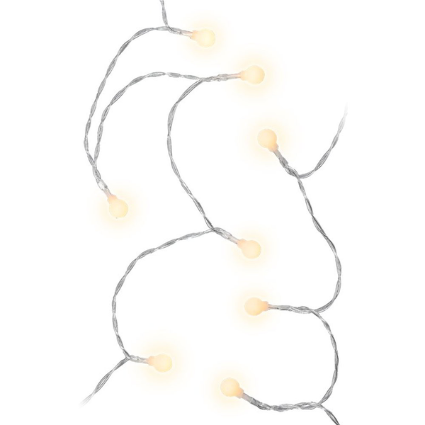 Goobay Globes Kül-/Beltéri LED fényfüzér 12.15m - Meleg fehér