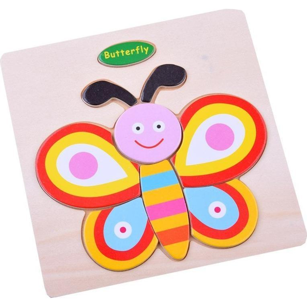  Jokomisiada Układanka drewniana zwierzątka Puzzle ZA2528