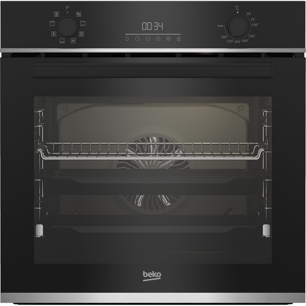 Beko b300 BBIR13300XC forno 72 L Nero, Acciaio inox