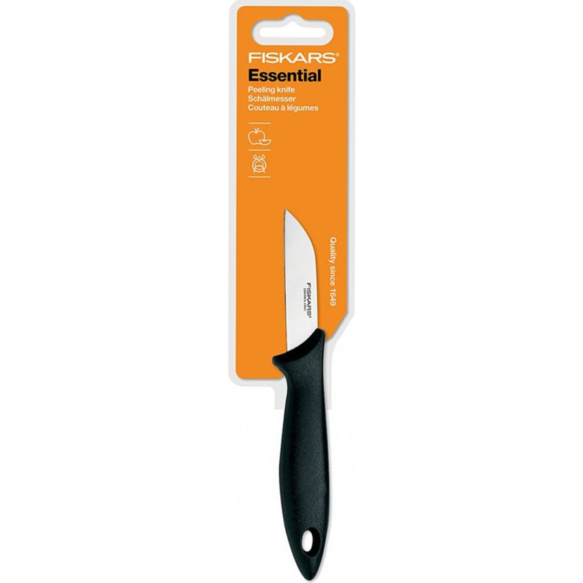 Fiskars Essential hámozó kés 7 cm (1023780)