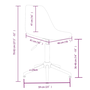 Scaun de birou pivotant, turcoaz, PP