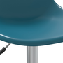 Scaun de birou pivotant, turcoaz, PP