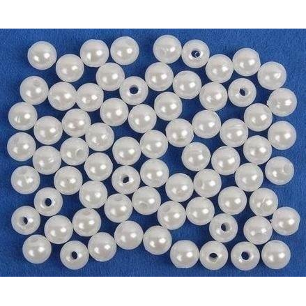  FANDY Koraliki 5 mm białe (40g)
