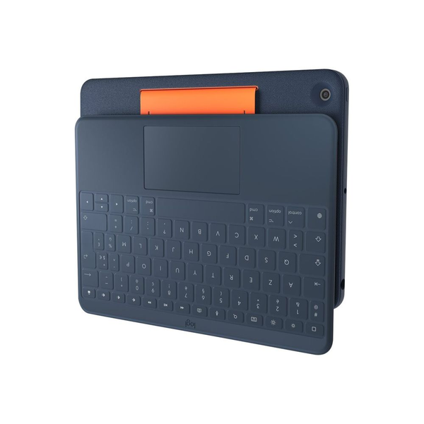 Logitech Rugged Combo 3 Touch QWERTZ Tysk Smart Connector Blå