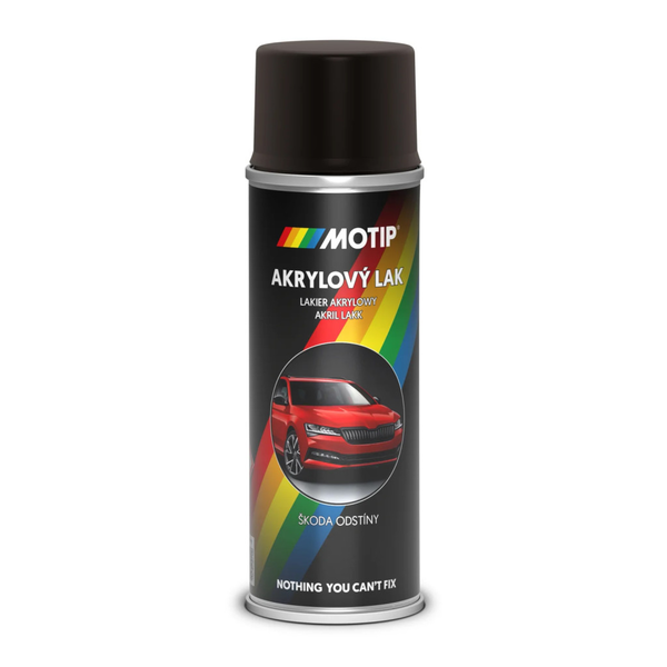 MOTIP Skoda Akril Lakk Matt Fekete 200 ml (30AC0199)