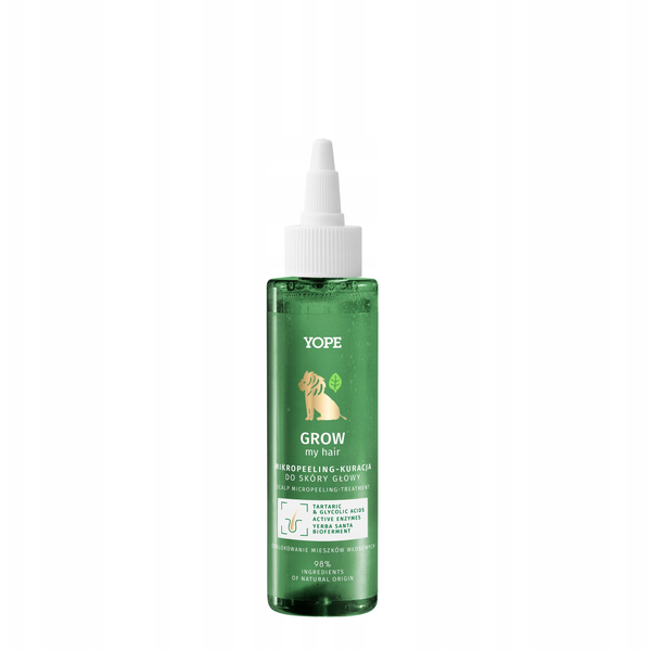 Yope Grow My Hair mikropeeling - erősítő kúra 115 ml