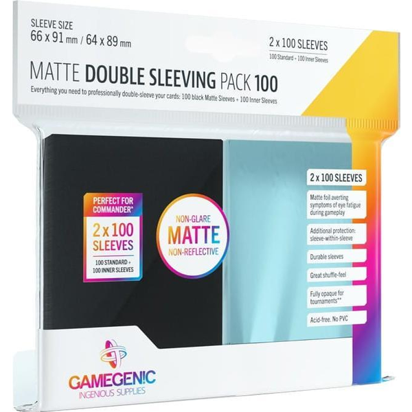 Asmodee - Matte Double Sleeving Pack (100)