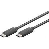 Microconnect USB3.1CC0.5 cavo USB USB 3.2 Gen 2 (3.1 Gen 2) 0,5 m USB C Nero