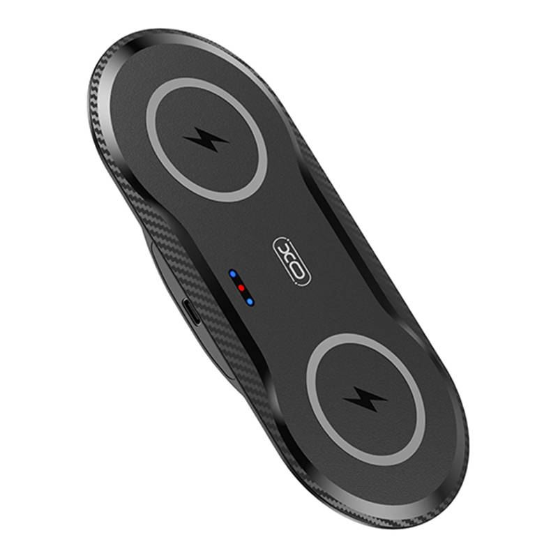 XO WX025 vezeték nélküli gyorstöltő 20W fekete (WX025)