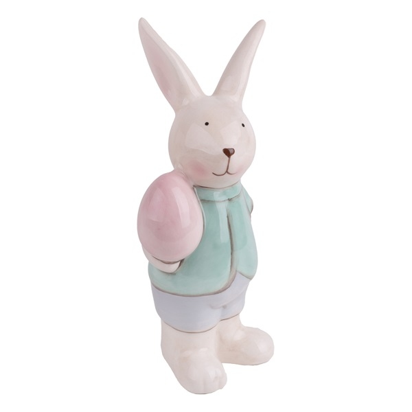 IRIS dekor porcelán nyúl fehér zöld tojással (182363)