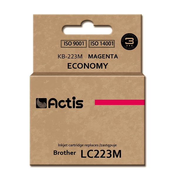 Inkoust Actis KB-223M pro Brother červený (magenta)