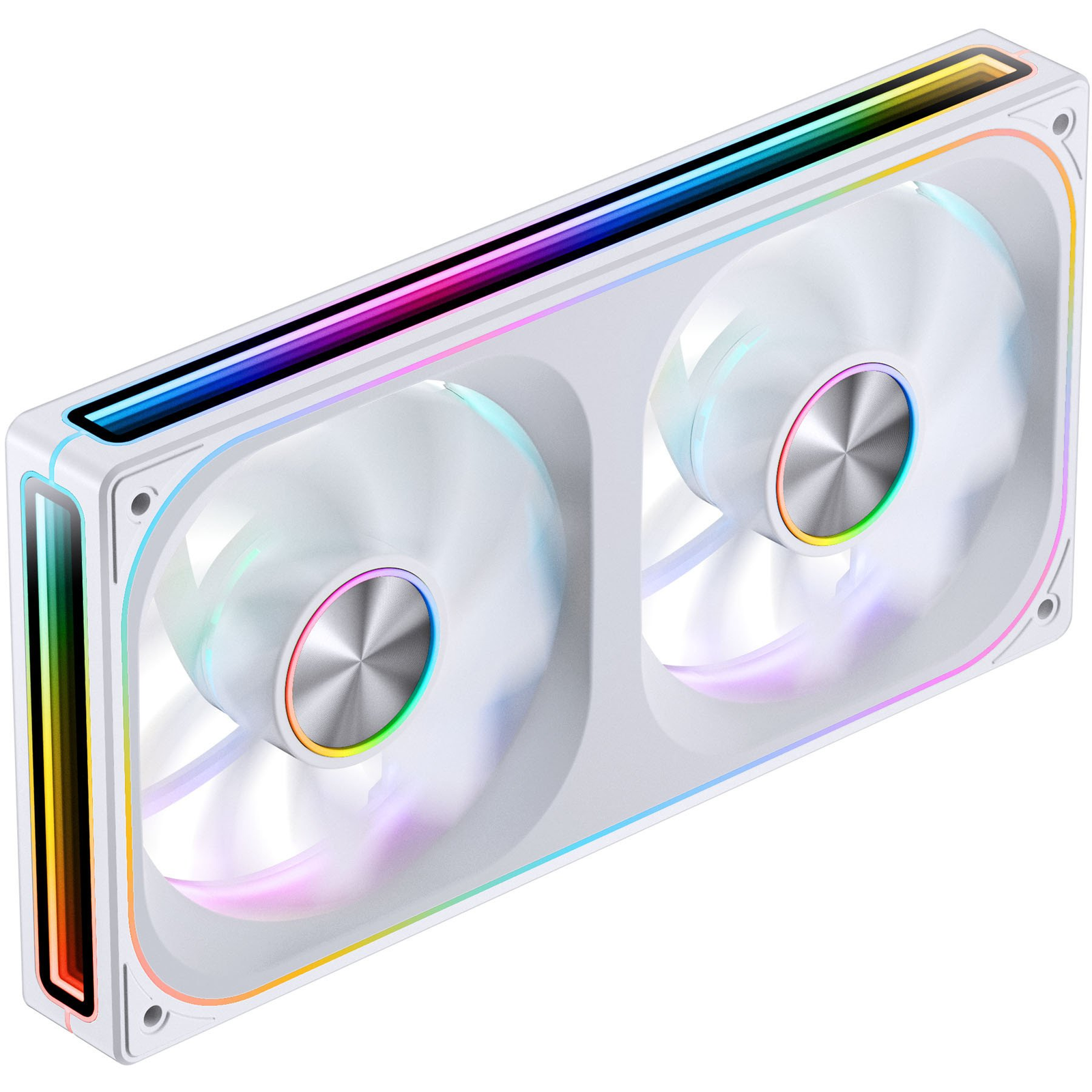 Jonsbo ZA-240WR Infinity Mirror PWM ARGB 240mm Rendszerhűtő ventilátor - Fekete (ZA-240WR)