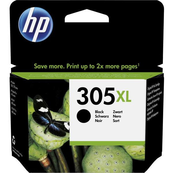 HP 305XL High Yield Black Original Ink Cartridge inkoustová náplň 1 kusů Vysoká (XL) výtěžnost
