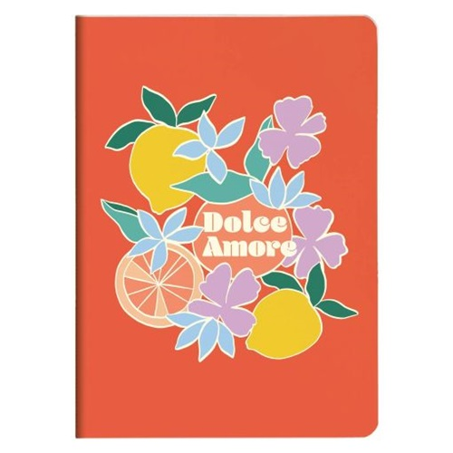 Clairefontaine Jegyzetfüzet  Dolce Amore, A/5, 14,8x21 cm, 32 lapos, vonalas, vegyes minta (116263C)