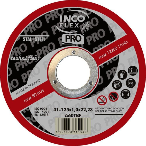Techniflex TARCZA PŁASKA T1A 350*3.5*32 A24TBF PRO
