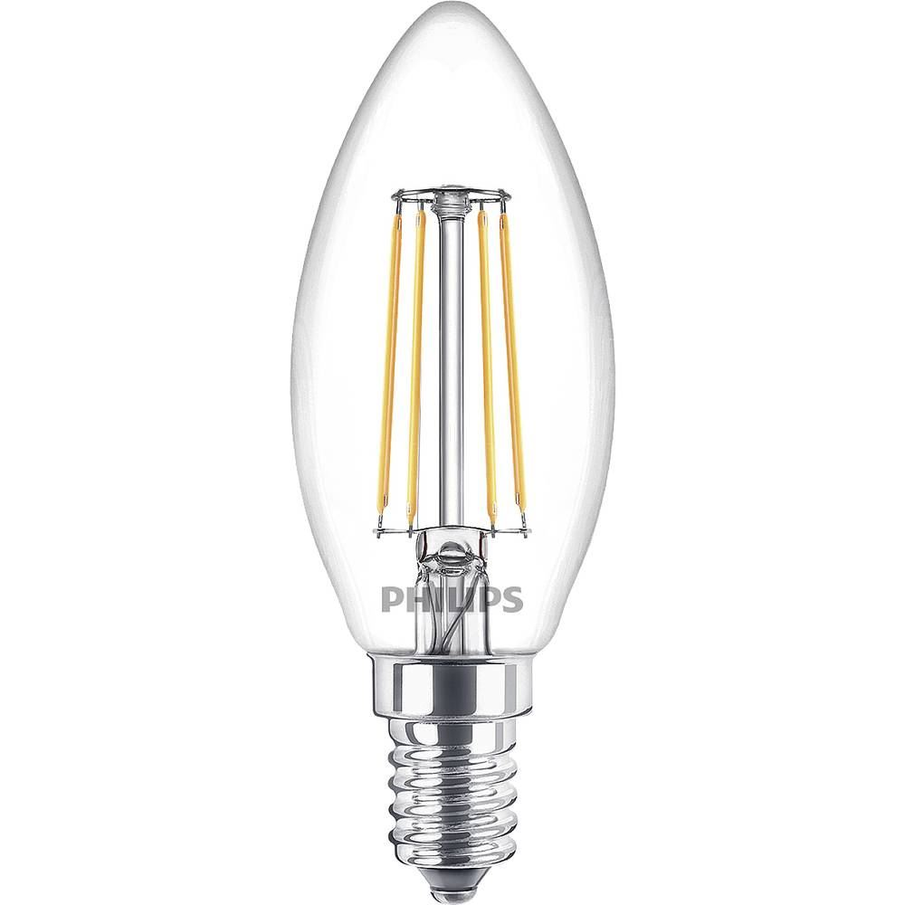 Philips E14 4.3W LED fényforrás meleg fehér (76307700) (philips76307700)