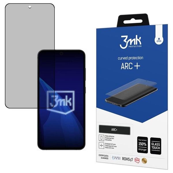 3mk ARC+ Samsung Galaxy S25 kijelzővédő fólia