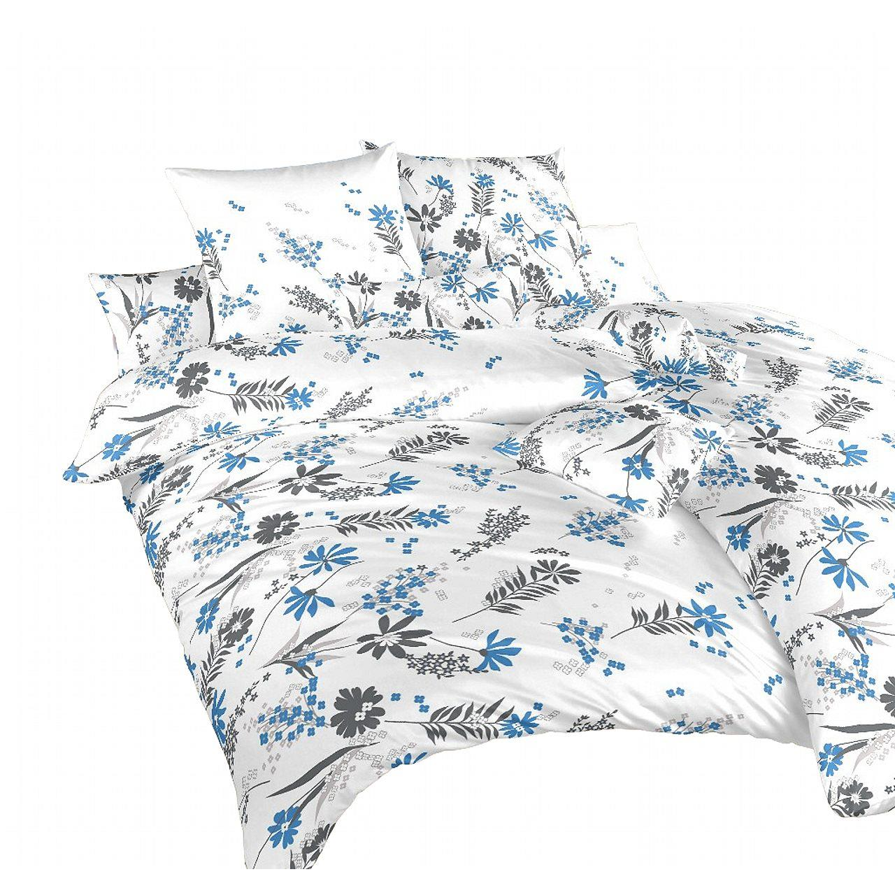 Dadka Agata denim on white 140 × 200, 70 × 90 cm (01301-AGATADENIMA)