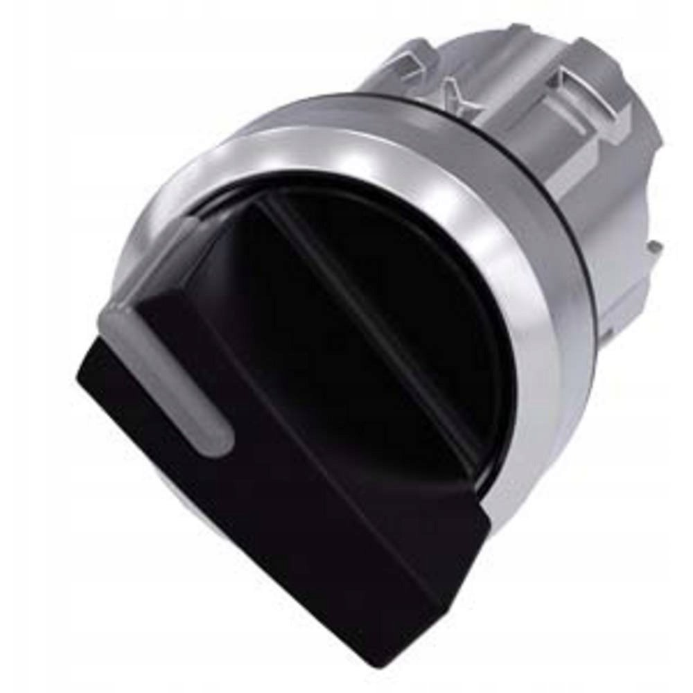 Siemens 3SU1052-2BF10-0AA0 fém O-I fekete reteszelő IP69k választó kapcsoló (3SU1052-2BF10-0AA0)