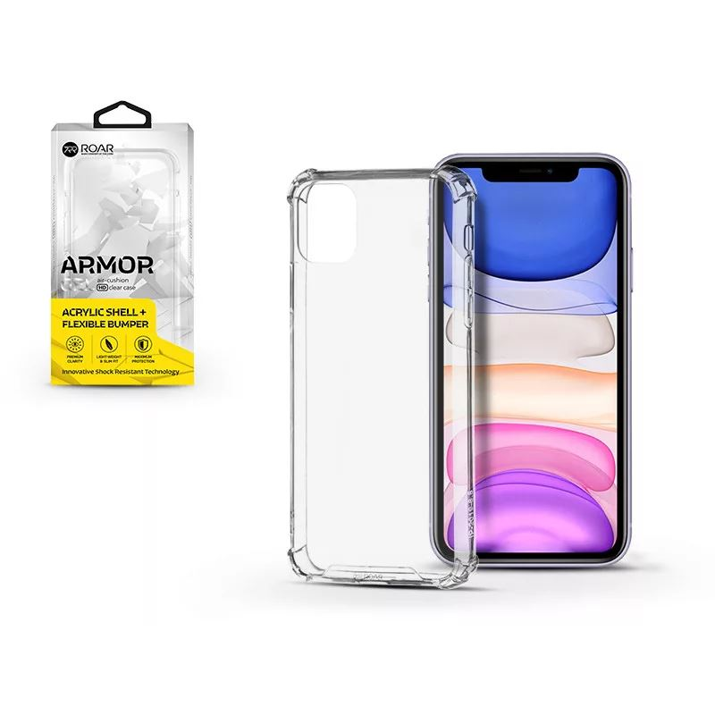 Roar Armor Gel Apple iPhone 11 szilikon hátlaptok átlátszó (KC0453) (KC0453)