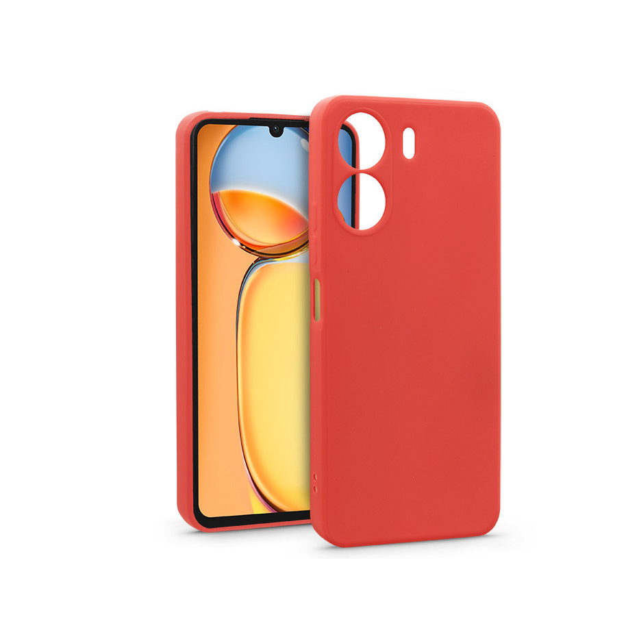 Xiaomi Redmi 13C szilikon hátlap - Soft - piros (HF263071)