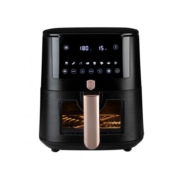 Berlinger Haus BH/9488 AirFryer Forrólevegős sütő 5L 1400 Watt - Fekete / Rózsaarany (BH/9488)