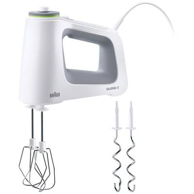 Braun HM 5000 WH Håndmixer 700 W Grå, Hvid