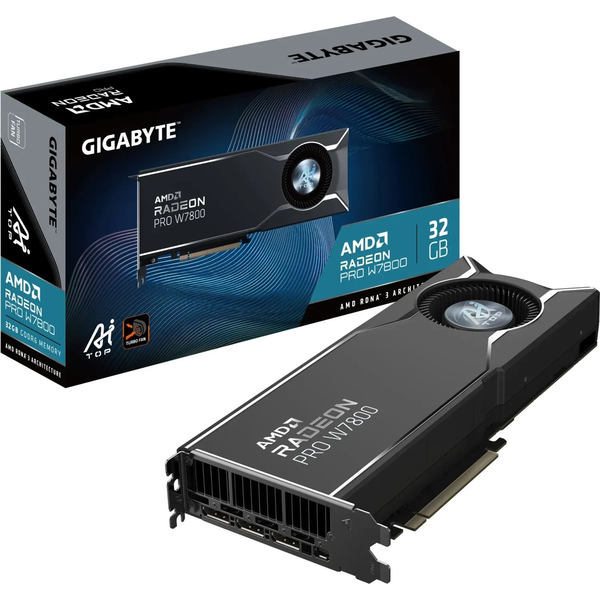 GIGABYTE Videokártya PCI-Ex16x AMD Radeon Pro W7800 32GB DDR6