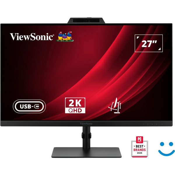 Viewsonic VG2741V-2K computerskærm 68,6 cm (27") 2560 x 1440 pixel Quad HD LCD Sort