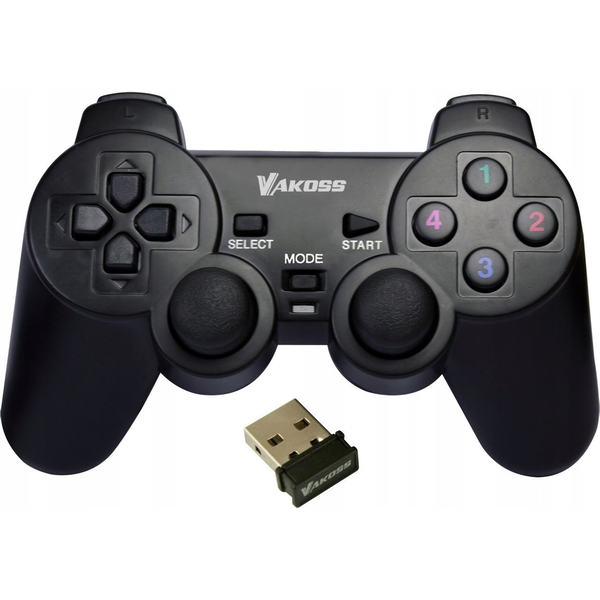 Vakoss GP-3925BK Wireless Gamepad - Fekete