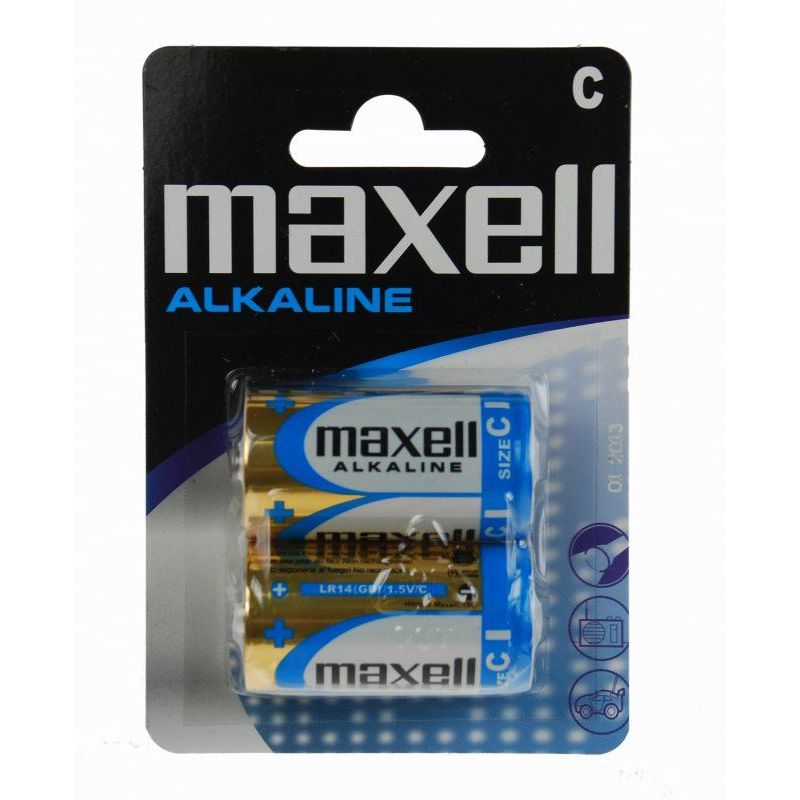 Maxell LR14x2 alkáli baby elem 2db (MAX162184)