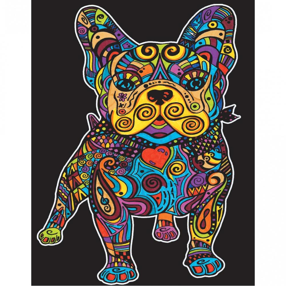 Colorvelvet Bársony kép - Francia buldog (CVL148)