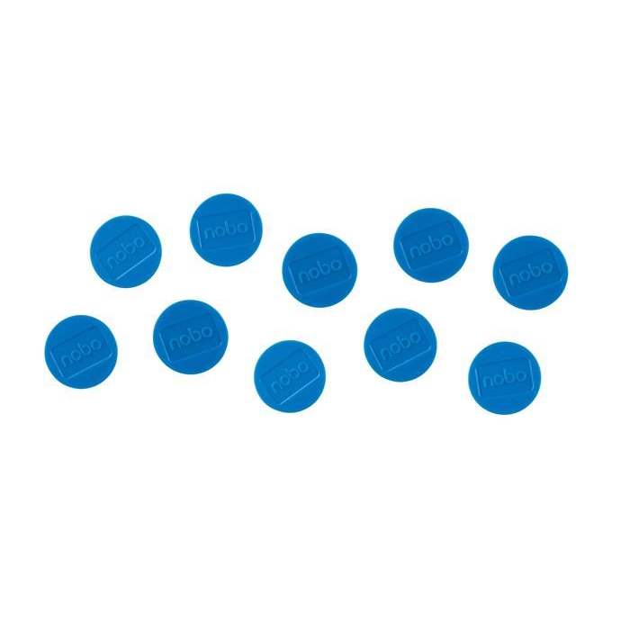 NOBO erős mágnes mágnestáblákhoz 10db kék (VN15313) (VN15313)