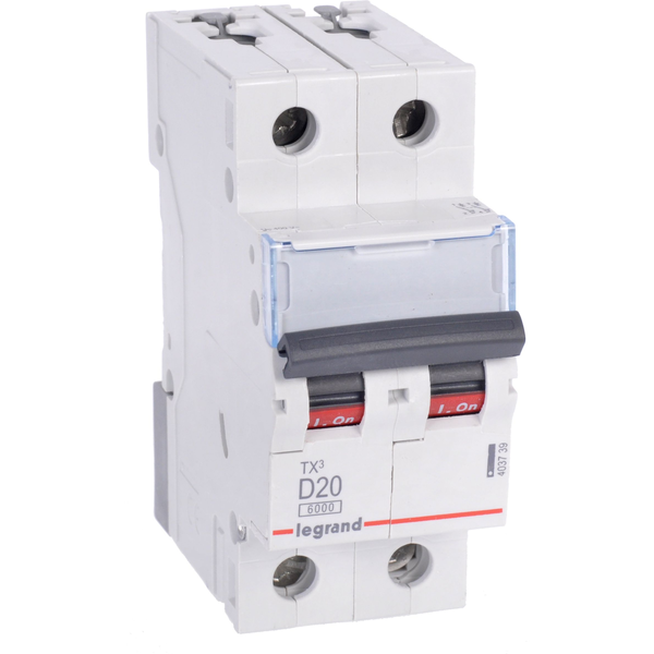Legrand TX3 kredsløbsafbryder Miniature strømafbryder Type D 2
