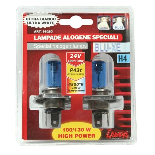 Lampa Blu-Xe 24V H4 100/130W izzó, pár (0198283) (LA0198283)