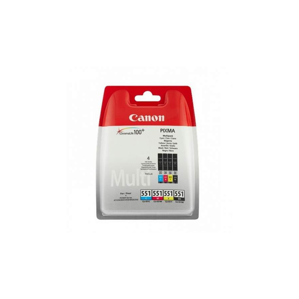 Canon CLI-551 Bk,C,M,Y 4-пакет оригинални мастилни касети