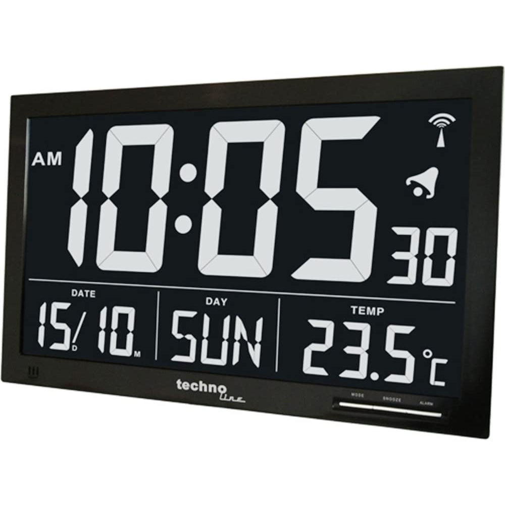 Technoline WS 8007 Ébresztő óra - Fekete (WS 8007)